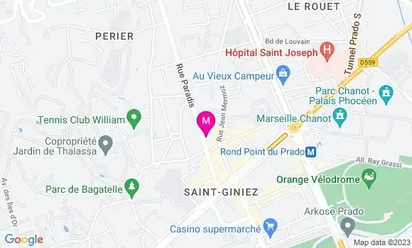 Localisation Marion Benedetti