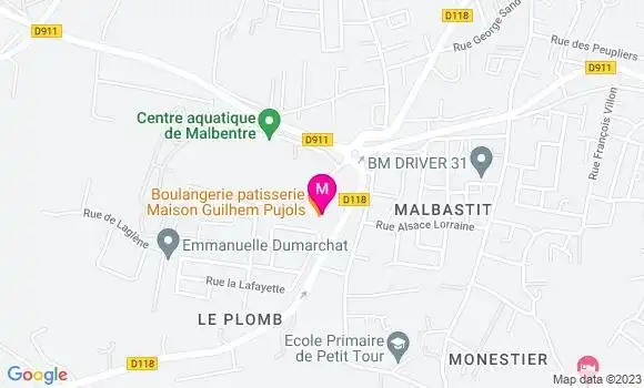 Localisation Cecile Lacoude