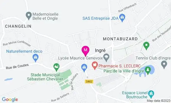 Localisation Carole Cerveaux