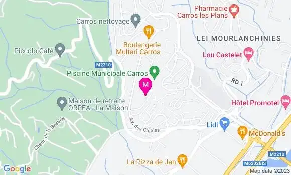Localisation Fanny Hannart