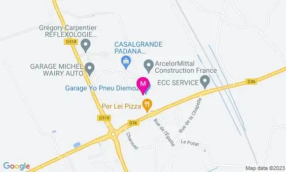 Localisation Pauline Trigo