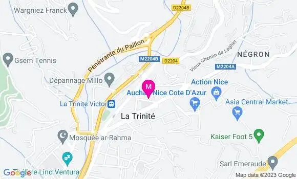 Localisation Ange Maximilien Nicolau