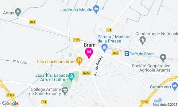 Localisation Emmanuel Pistre