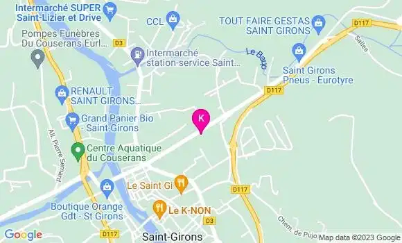 Localisation Sylvain Thibon