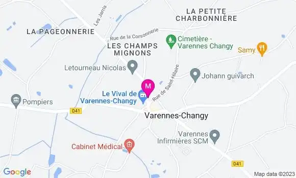 Localisation Elodie Niquin