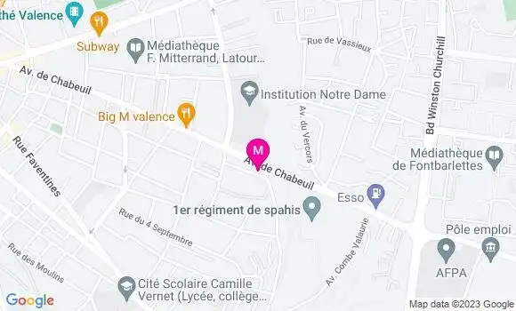 Localisation Megane Alves