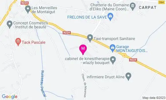 Localisation Maud Trouche