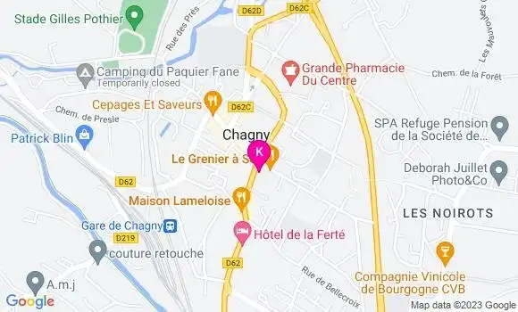 Localisation Maeva Claire
