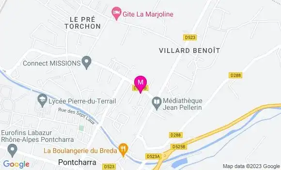 Localisation Corinne Saintier