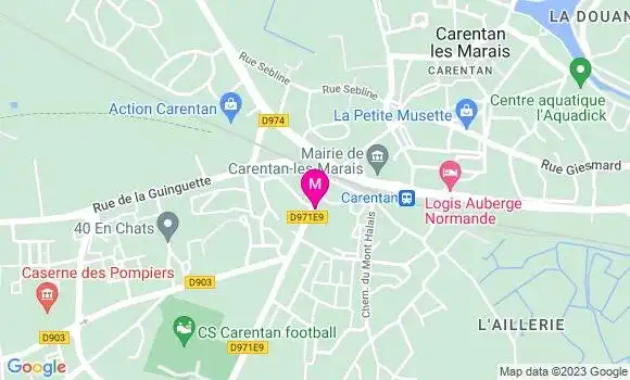 Localisation Lucie Levrard