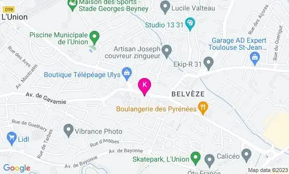 Localisation Roxane Martinez