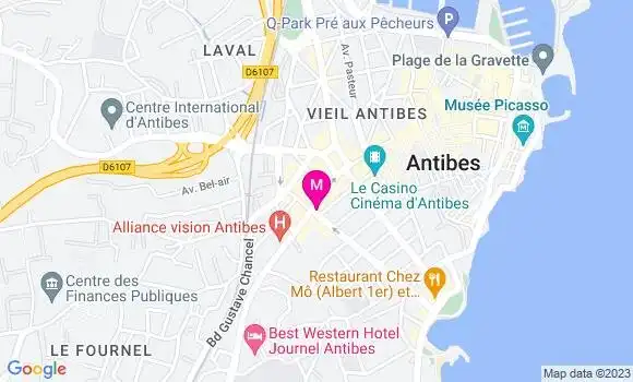 Localisation Sibylle Laudy