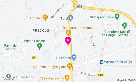 Localisation Cristina Oniga
