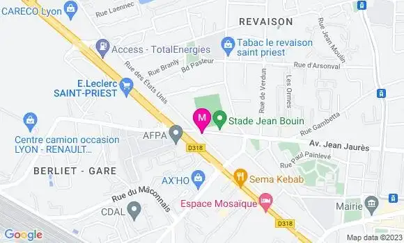 Localisation Justine Paolillo