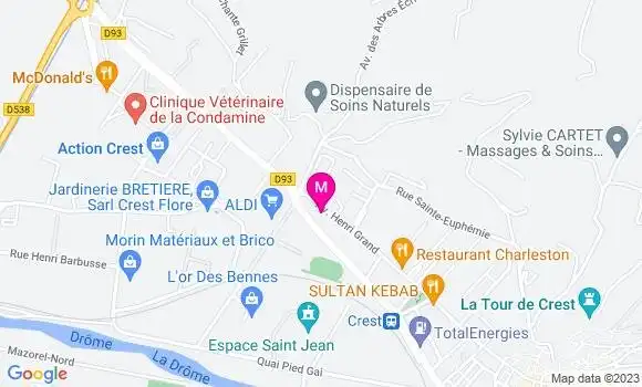 Localisation Anne Moreaux