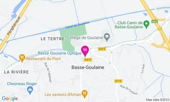 Localisation Nicole Pasquier Le Moine