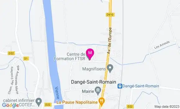 Localisation Maud Fromentin