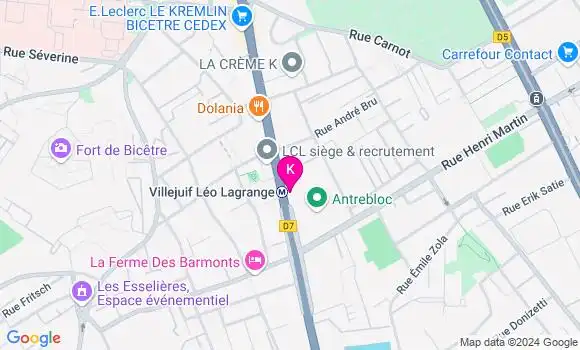 Localisation Amandine Riviere
