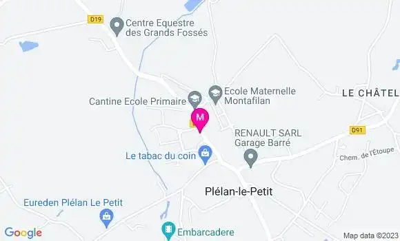 Localisation Xavier Blusseau