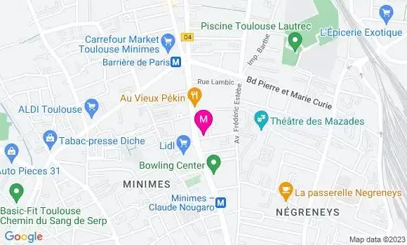 Localisation Eric Toulza