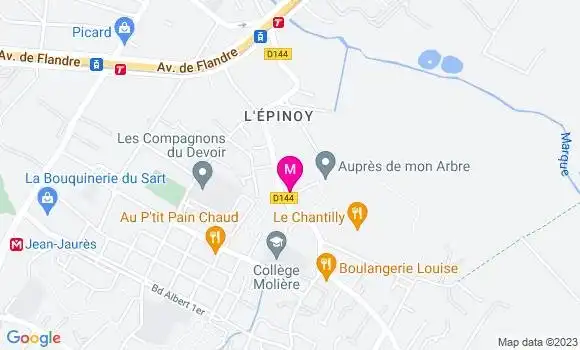 Localisation Eve Sinn