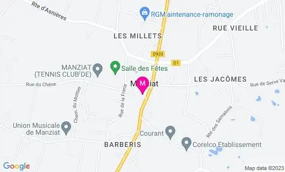 Localisation Thomas Laurent