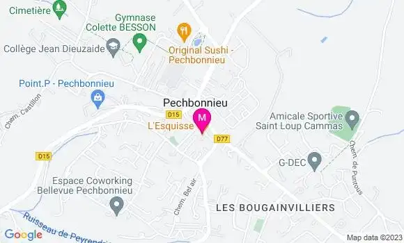 Localisation Oriane Teisson