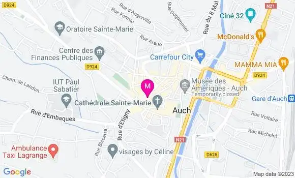 Localisation Claudine Istas