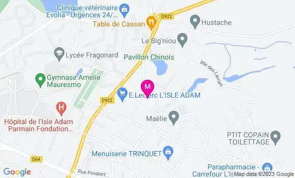 Localisation Severine Caldin