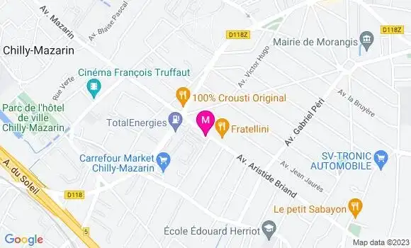 Localisation Vincent Bourguignon