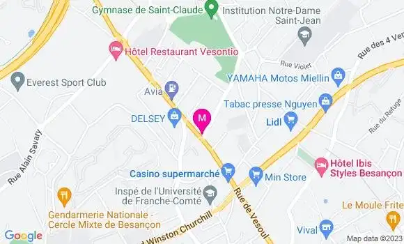 Localisation François Valcin