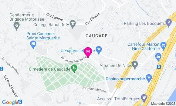 Localisation Margaux Minniti