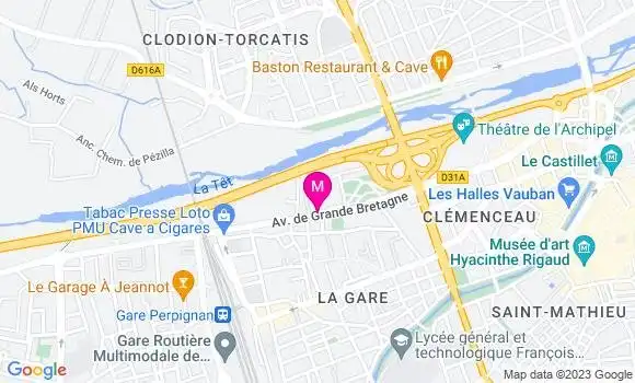 Localisation Amelie Bondieu