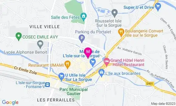 Localisation Nicole Mignucci
