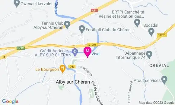 Localisation Charlotte Calamand