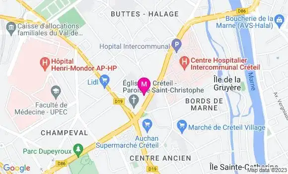 Localisation Marion Hery