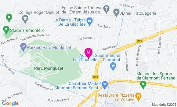 Localisation Clara Allanic