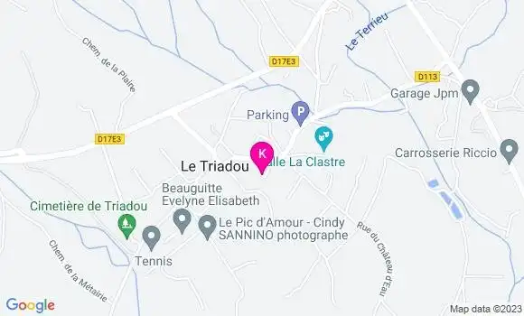 Localisation Camille Vacher