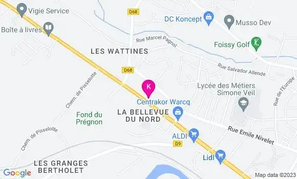 Localisation Jean Baptiste Claude