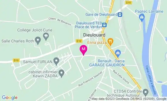 Localisation Aimeric Dubreuil