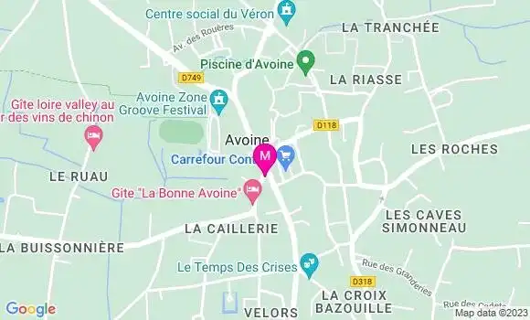 Localisation Stig Avoine