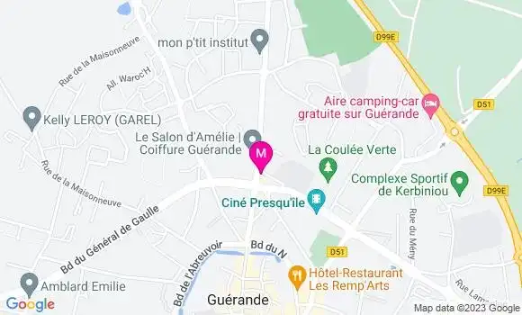 Localisation Arnaud Hervel