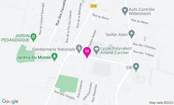 Localisation Magalie Leridon