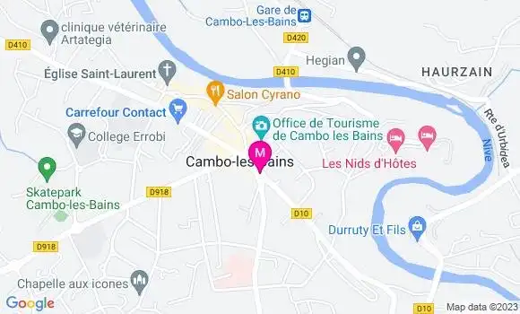 Localisation Max Valat