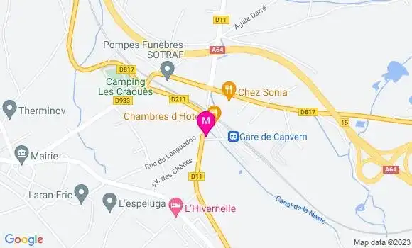 Localisation Claudine Poletti