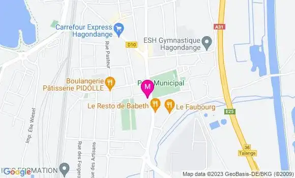 Localisation Valentine Hournau