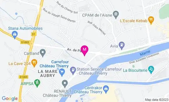 Localisation Marie Christine Ezelin