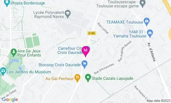 Localisation Daphné Von Bandel