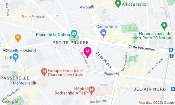 Localisation Antoine Brou