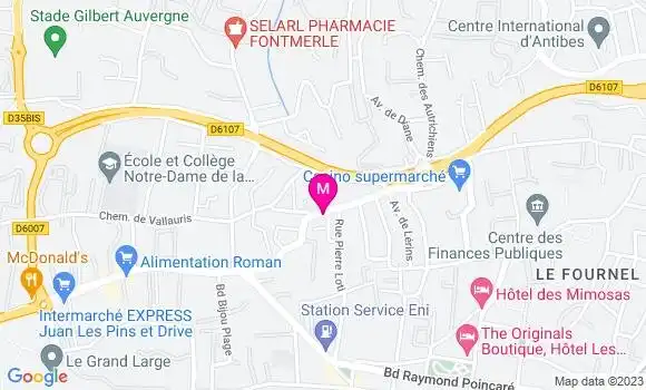 Localisation Sandra Douville